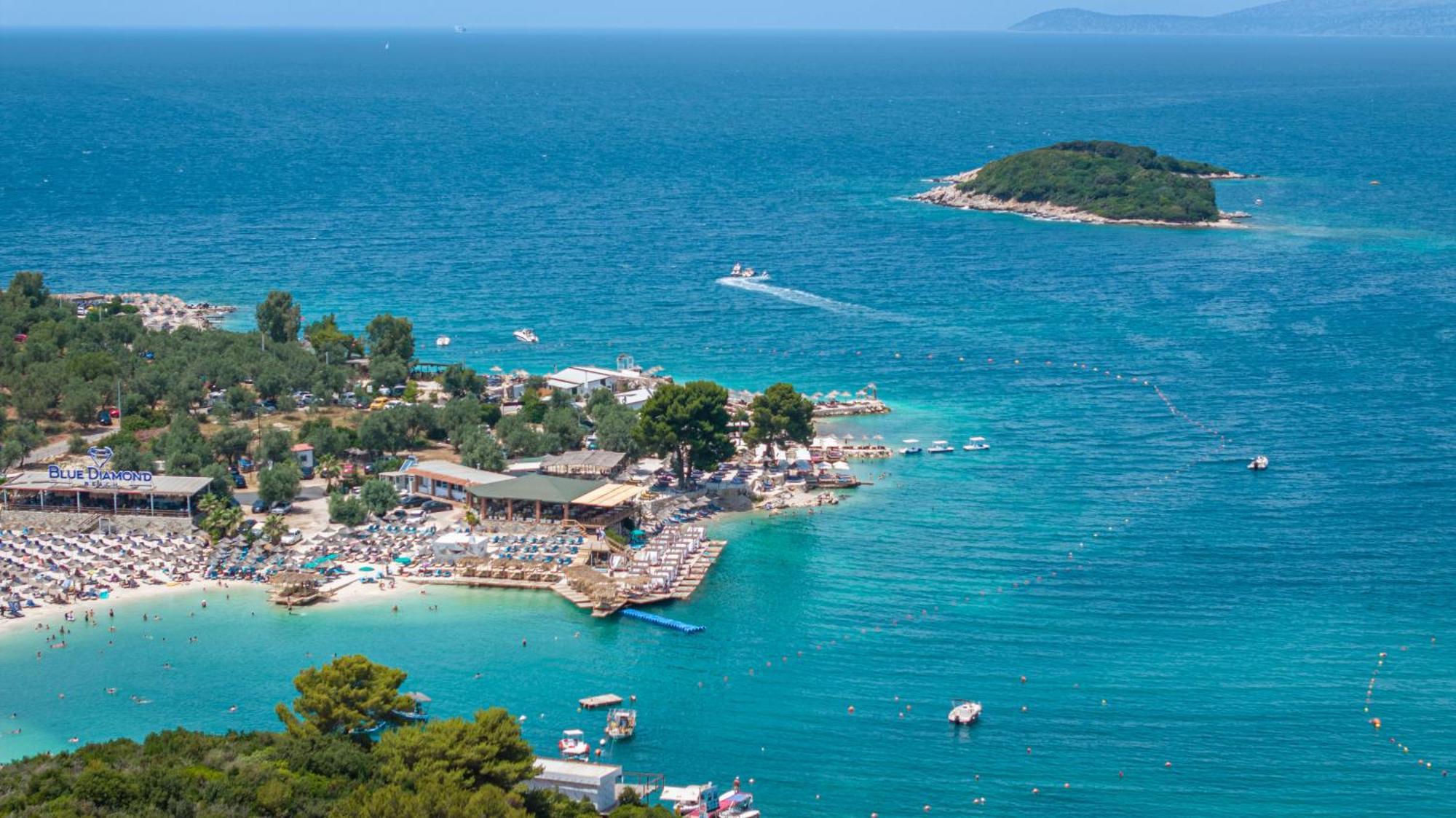Norge Hotel Ksamil Exteriör bild